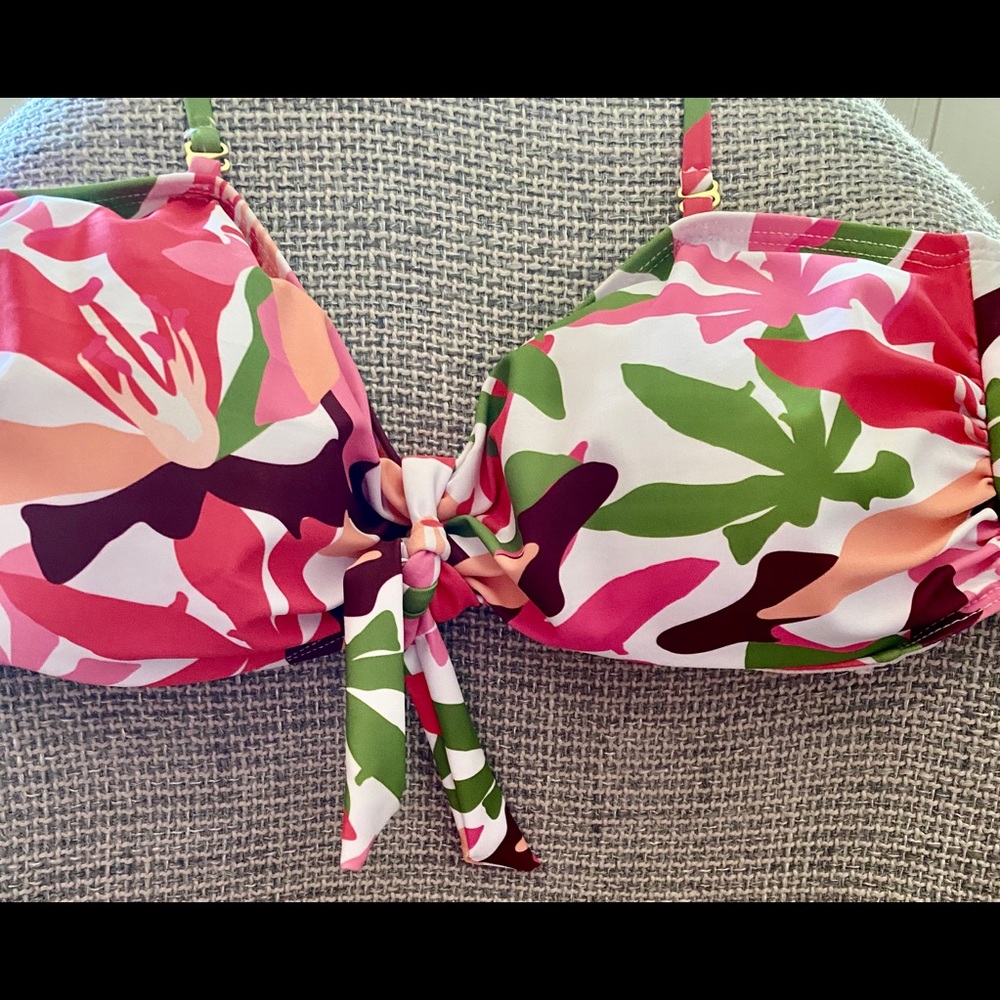 Nicole Miller Bandeau Bikini Top